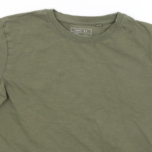 NEXT Boys Green   Basic T-Shirt Size 7 Years
