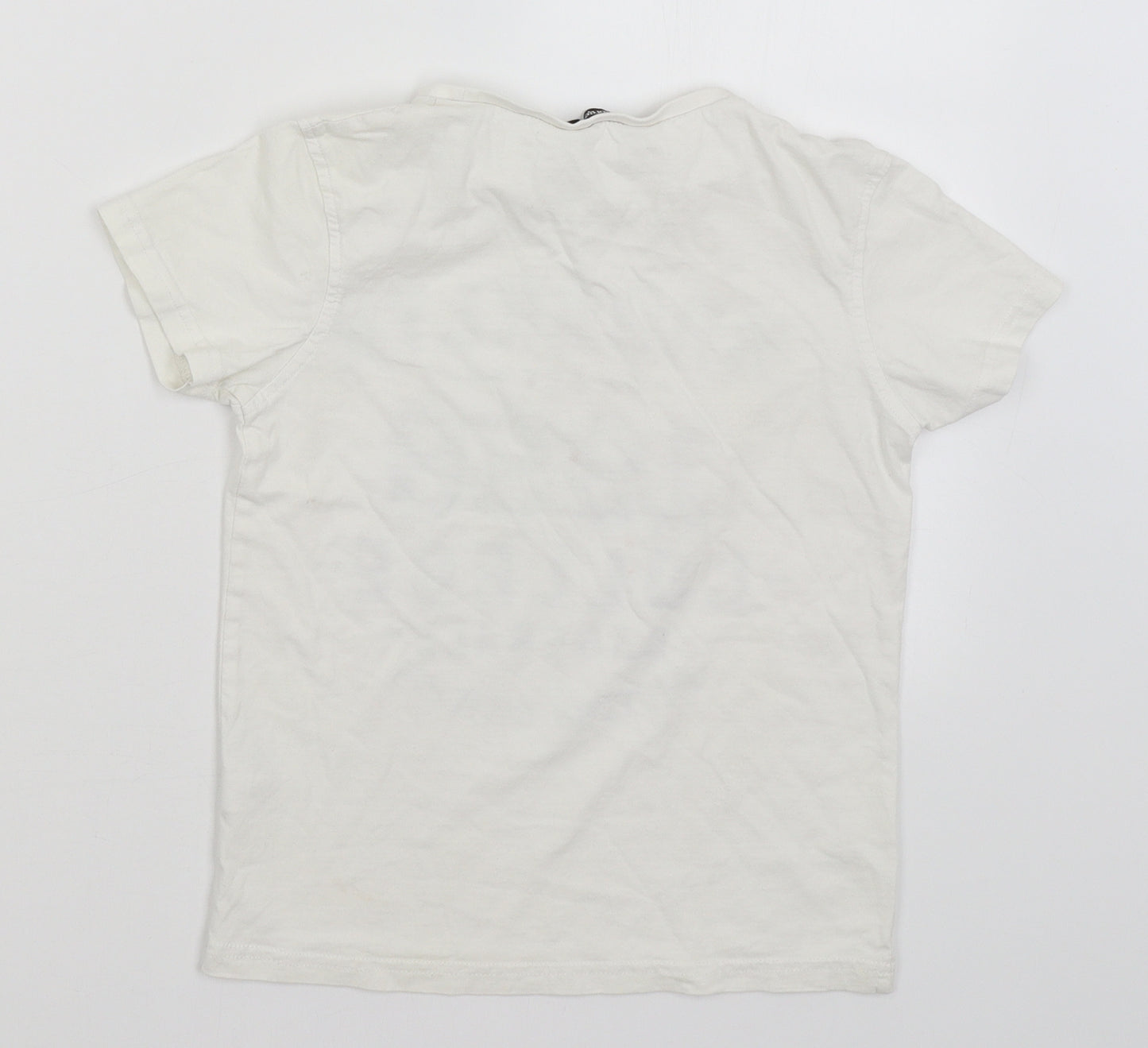 George Boys White   Basic T-Shirt Size 8-9 Years
