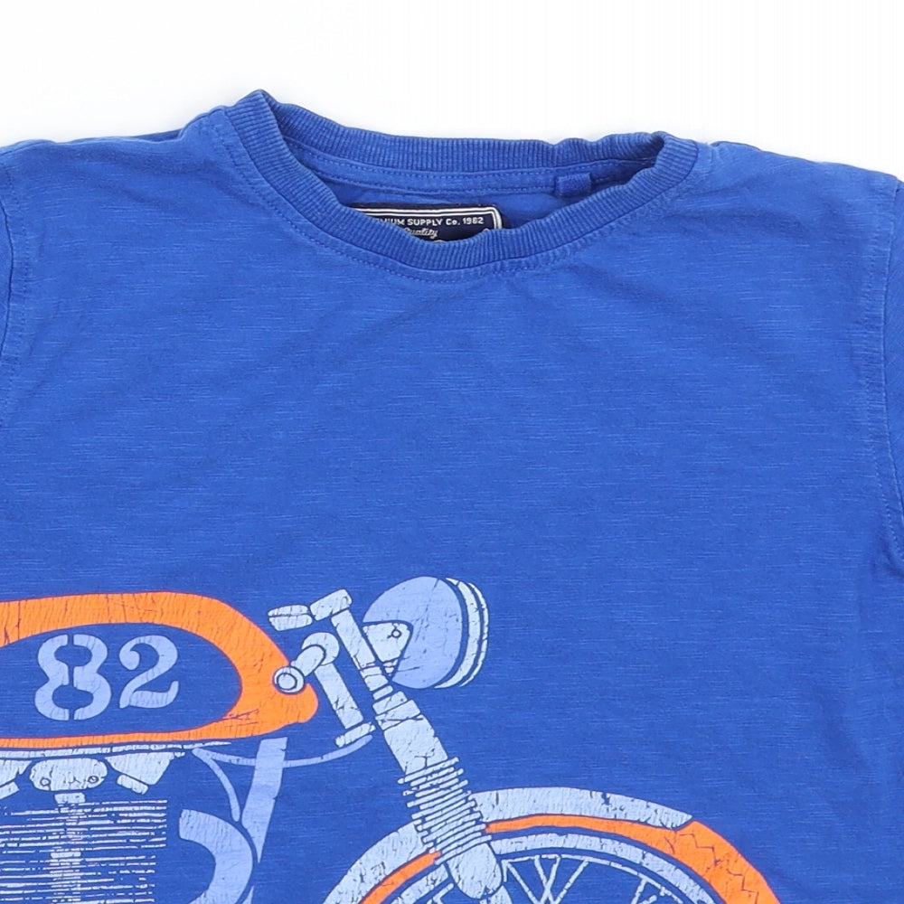 NEXT Boys Blue   Basic T-Shirt Size 8 Years  - Bike