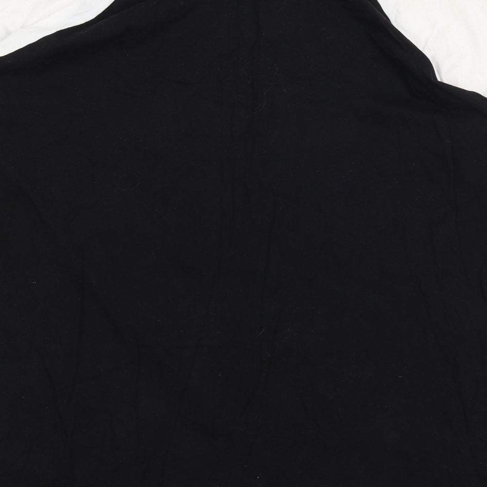 Love to Lounge  Womens Black Solid  Top Nightshirt Size L  - Stranger Things