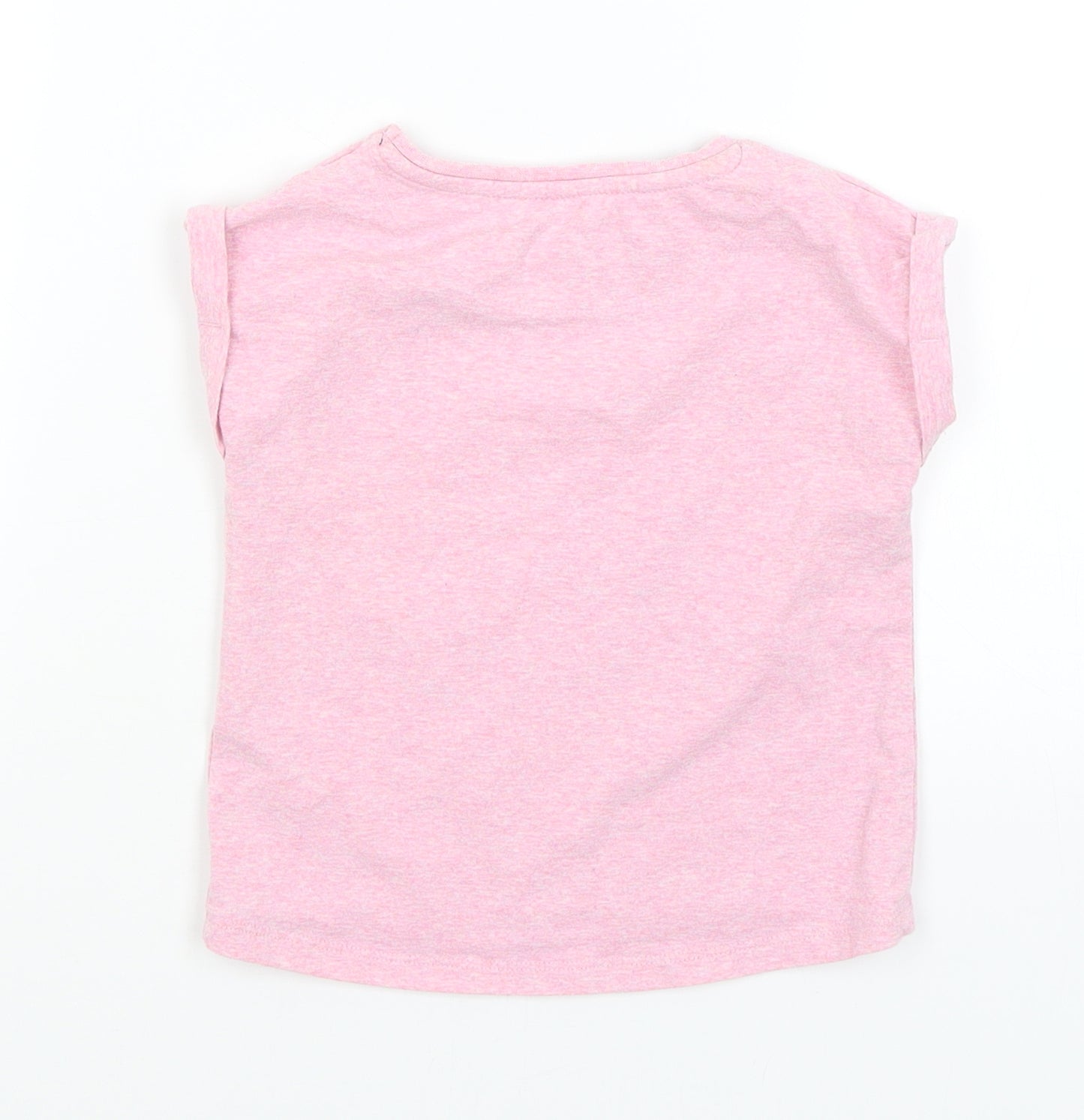 John Lewis Girls Pink   Basic T-Shirt Size 2 Years