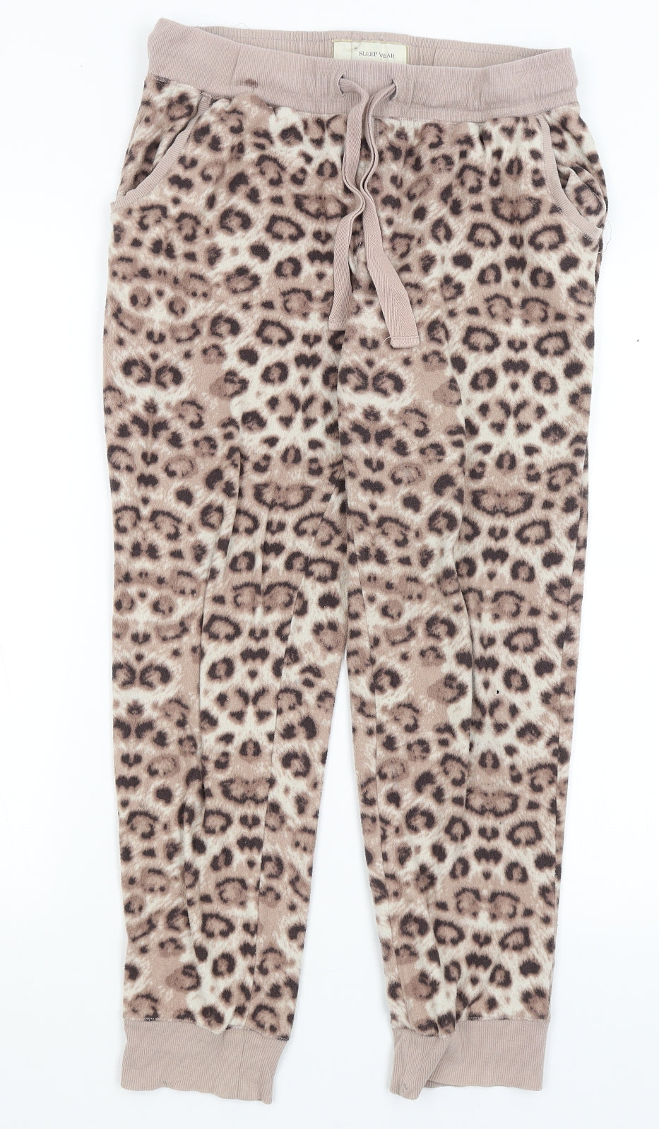 NEXT Womens Brown Animal Print  Capri Pyjama Pants Size M