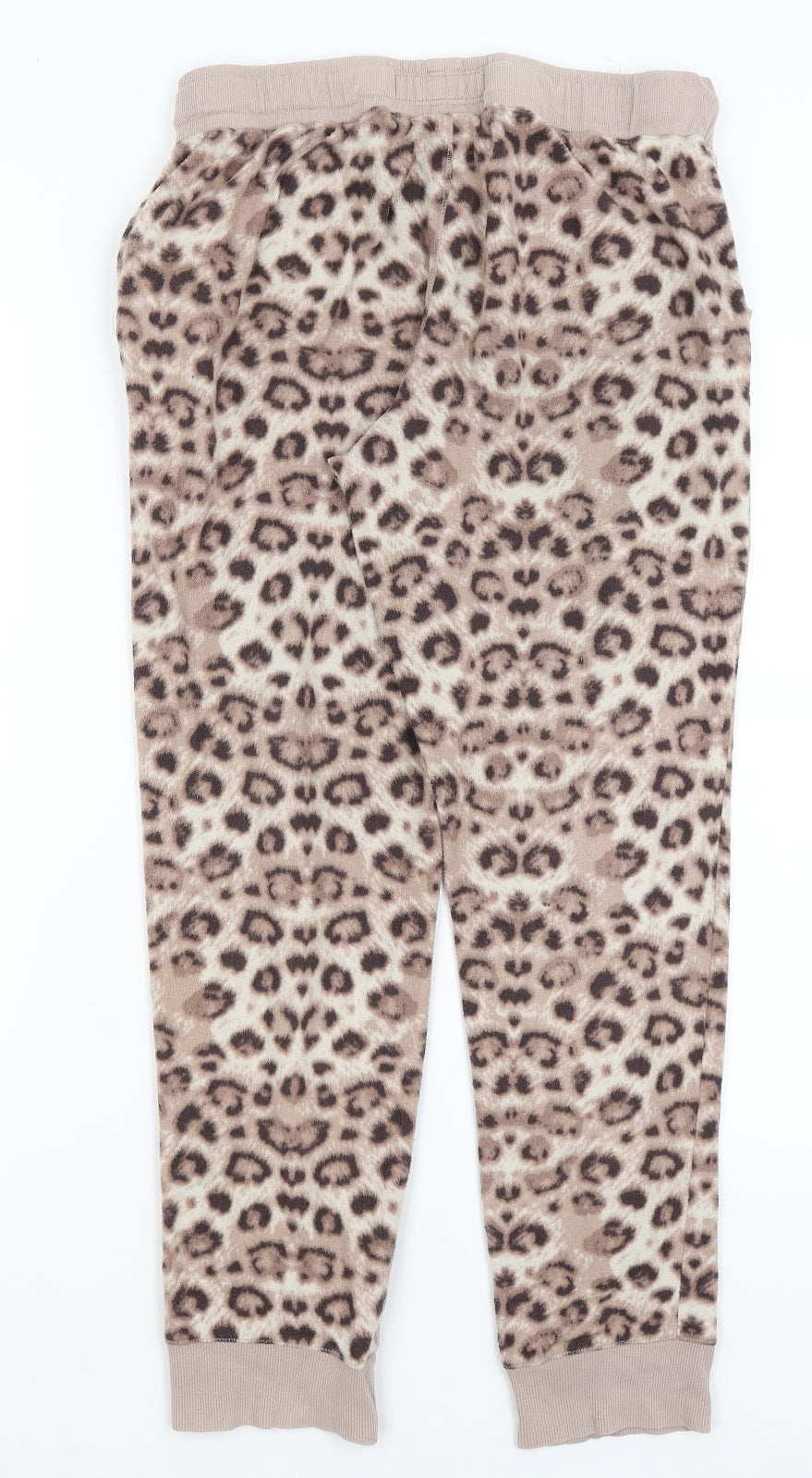 NEXT Womens Brown Animal Print  Capri Pyjama Pants Size M