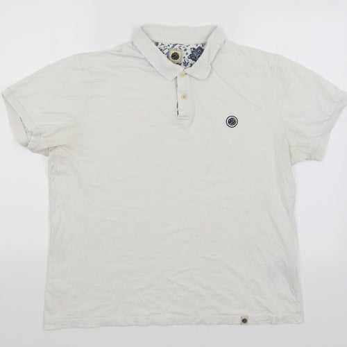 Pretty Green Mens White    T-Shirt Size XL