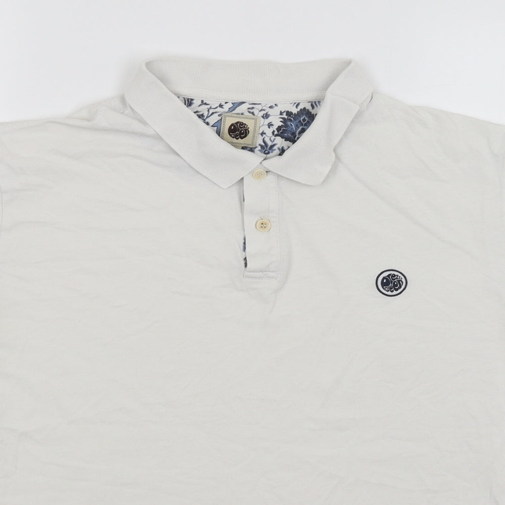 Pretty Green Mens White    T-Shirt Size XL