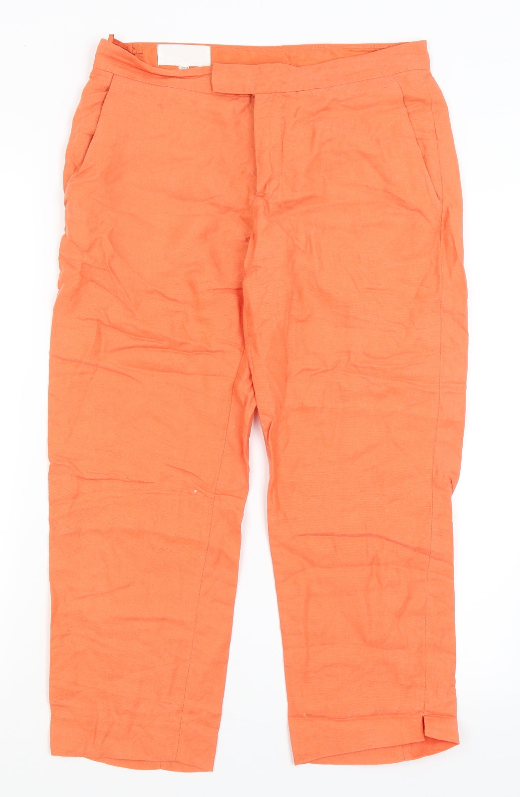 In Wear Womens Orange   Cropped Trousers Size 8 L24 in
