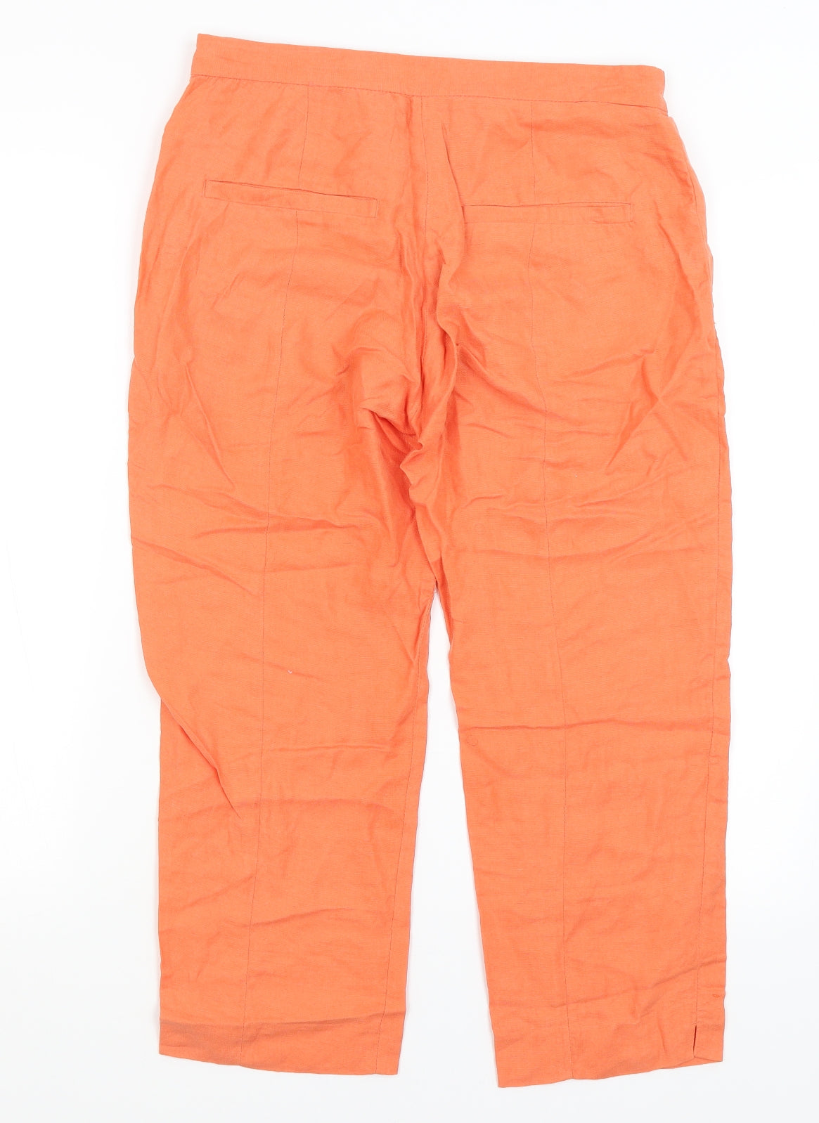 In Wear Womens Orange   Cropped Trousers Size 8 L24 in