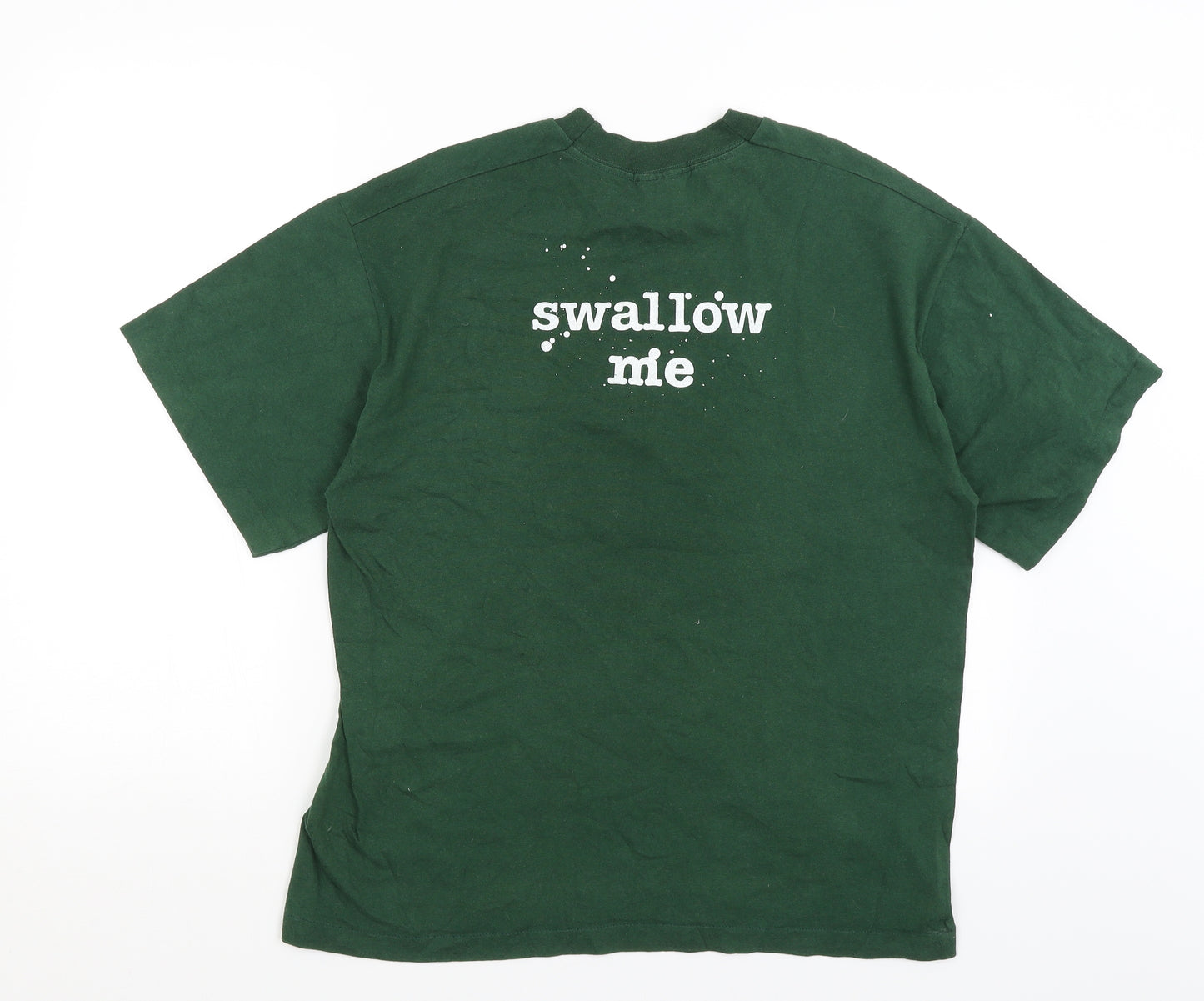 Fruit of the Loom Mens Green    T-Shirt Size L  - Placebo