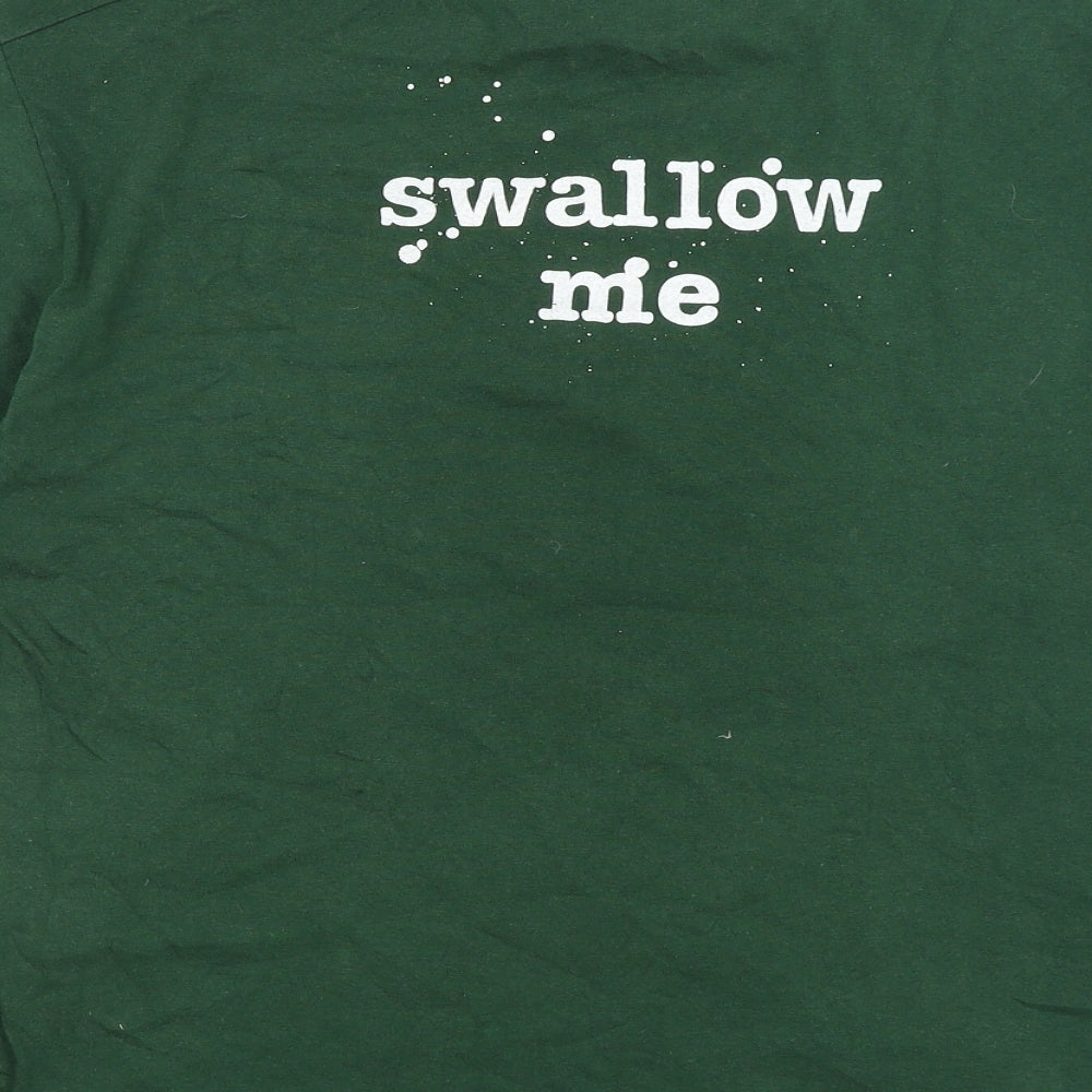 Fruit of the Loom Mens Green    T-Shirt Size L  - Placebo