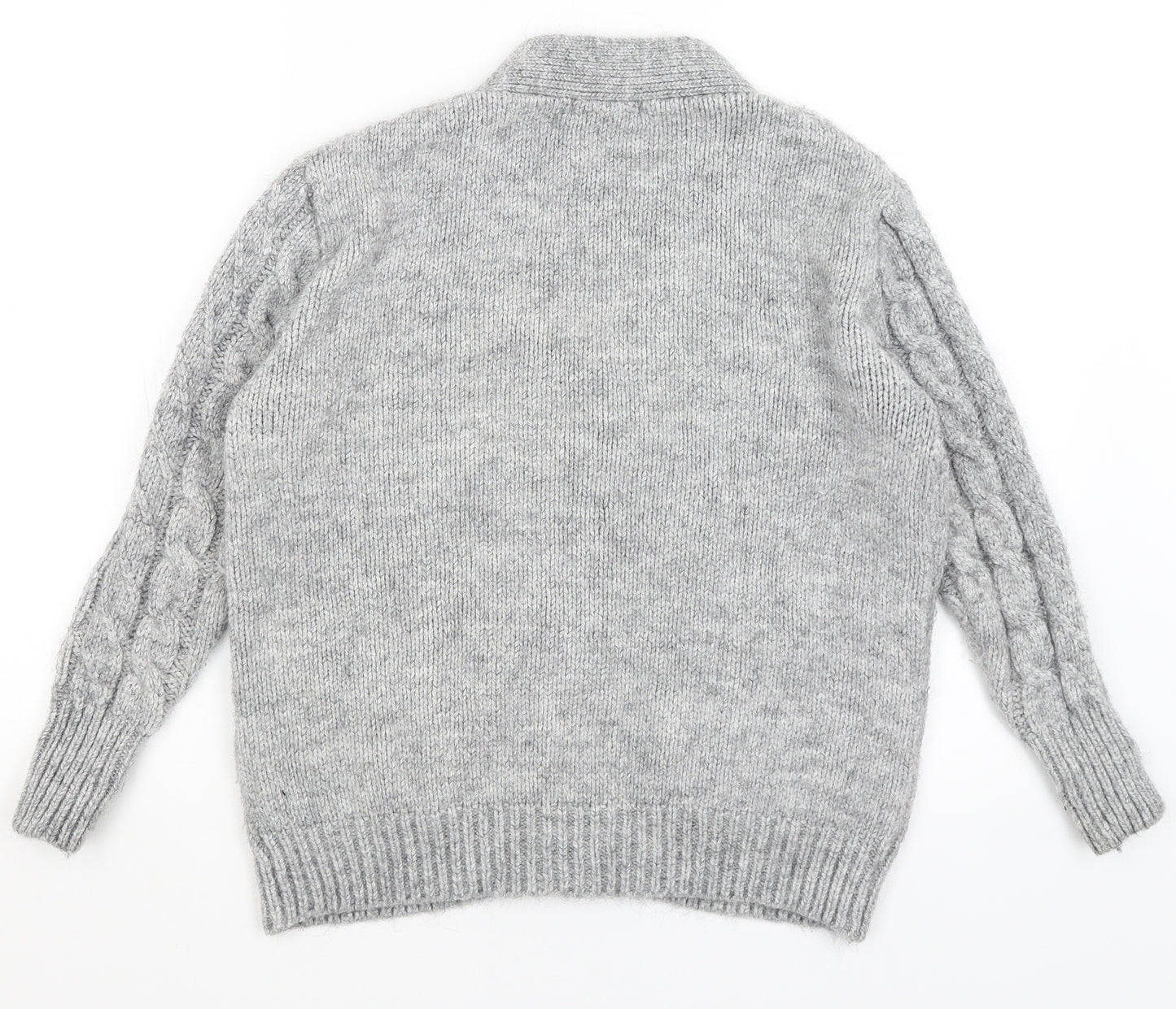 Primark Womens Grey   Cardigan Jumper Size M