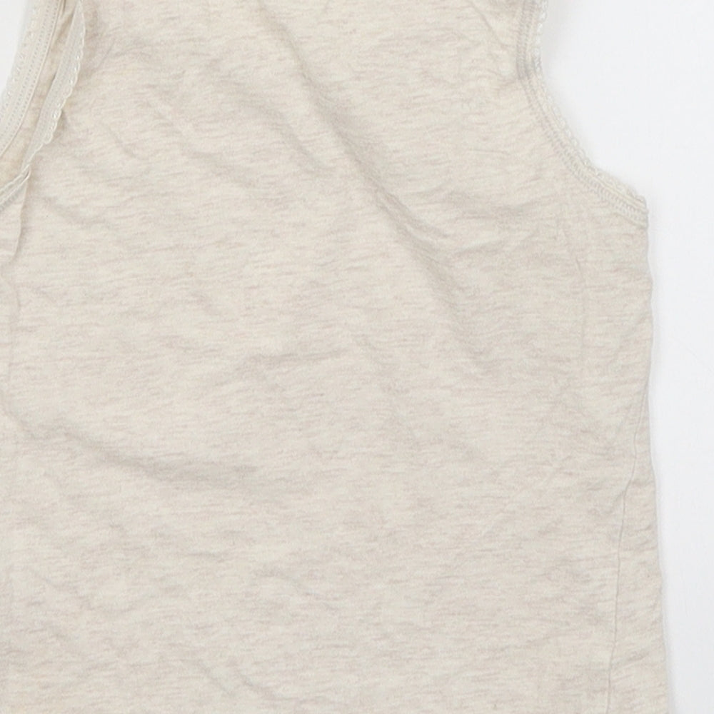 TU Girls Beige   Basic Tank Size 3-4 Years