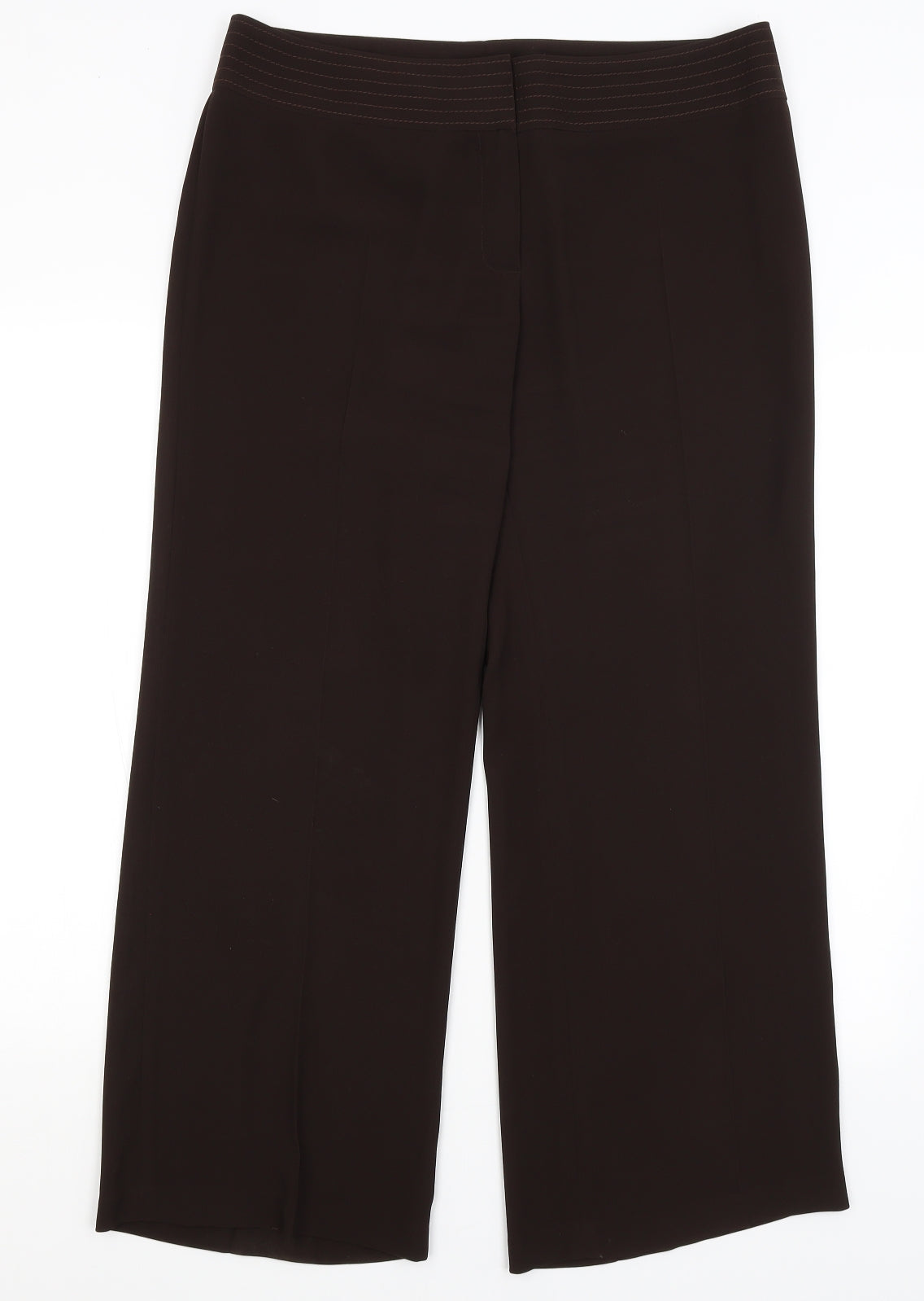 Autograph Womens Brown   Trousers  Size 16 L28 in