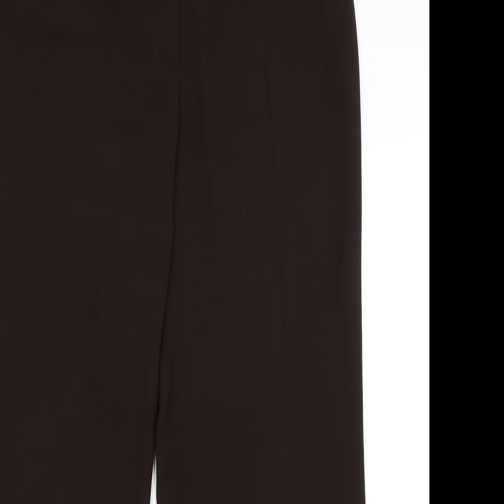 Autograph Womens Brown   Trousers  Size 16 L28 in
