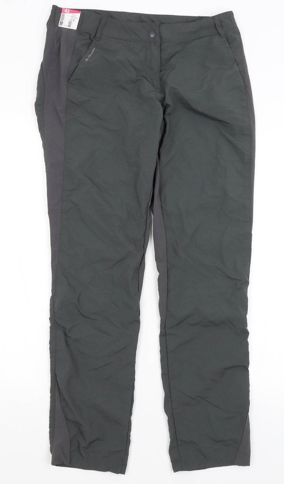 DECATHLON Womens Grey   Trousers  Size 12 L30 in