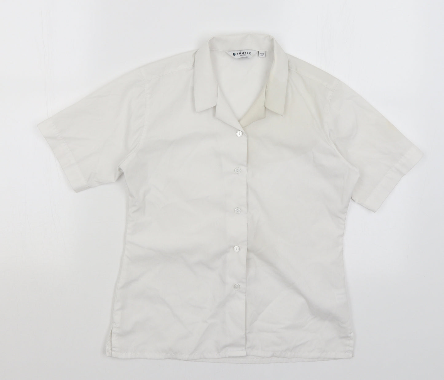 Trutex Girls White   Basic Button-Up Size 11 Years