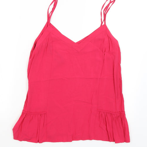 Warehouse Womens Pink   Basic Tank Size 14