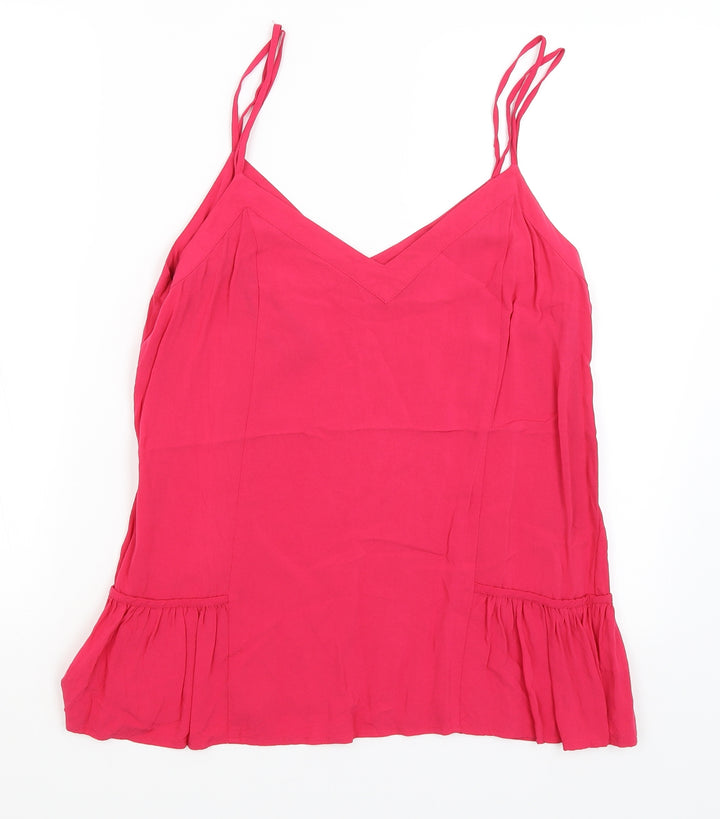 Warehouse Womens Pink   Basic Tank Size 14