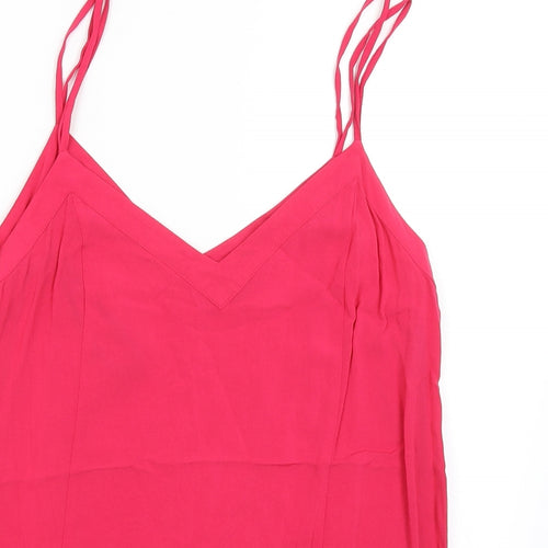 Warehouse Womens Pink   Basic Tank Size 14