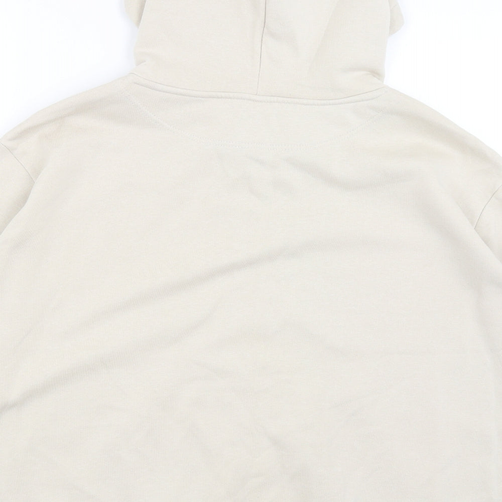 H&M Womens Beige   Pullover Hoodie Size XL