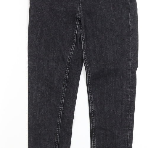M&S Womens Grey   Skinny Jeans Size 8 L25 in