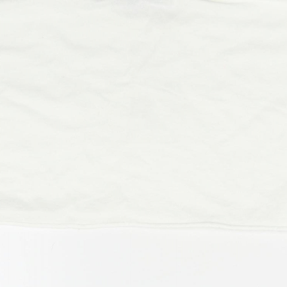Topshop Womens White   Basic T-Shirt Size 8