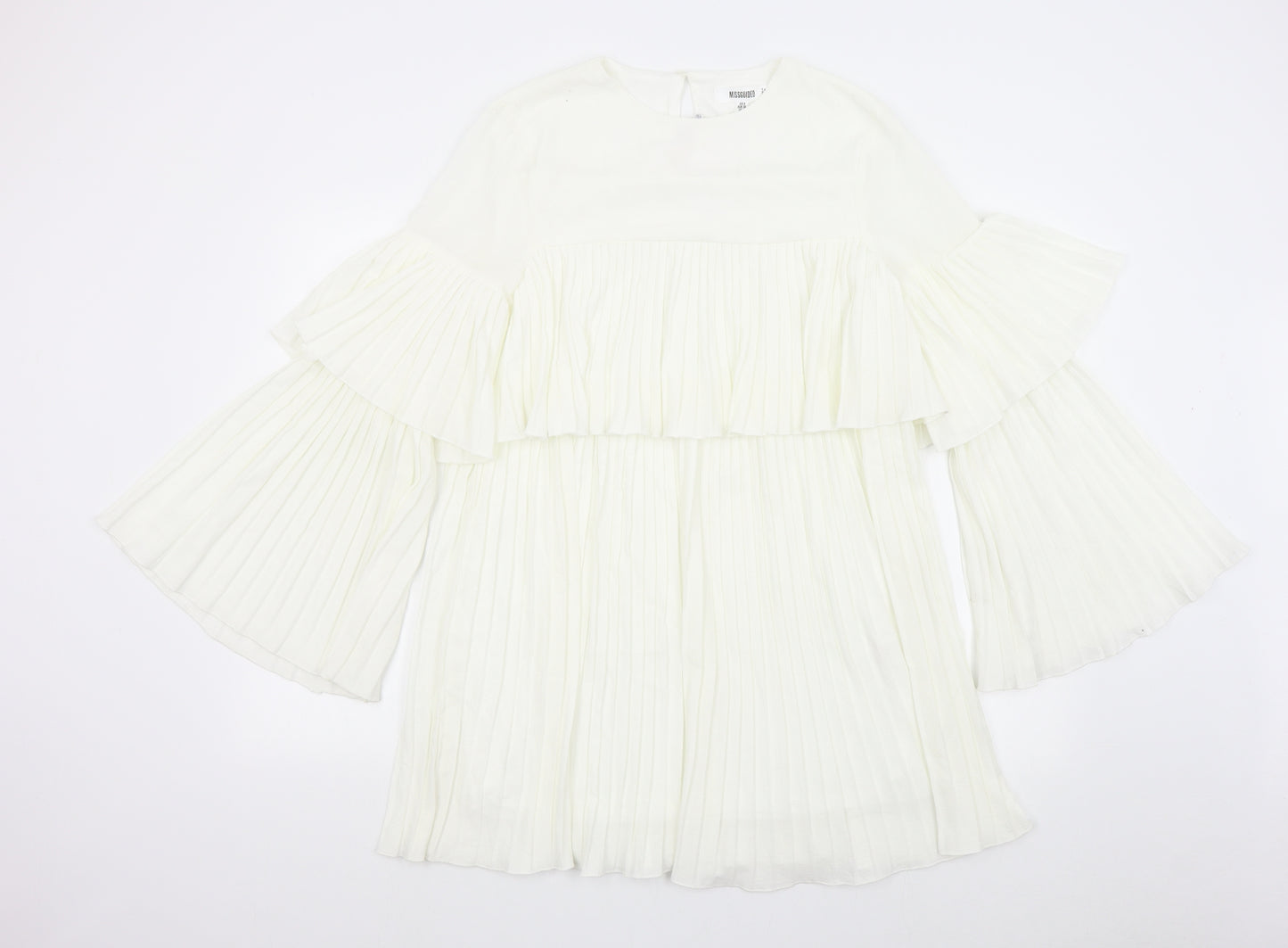 Missguided Womens Ivory   Slip Dress  Size 8