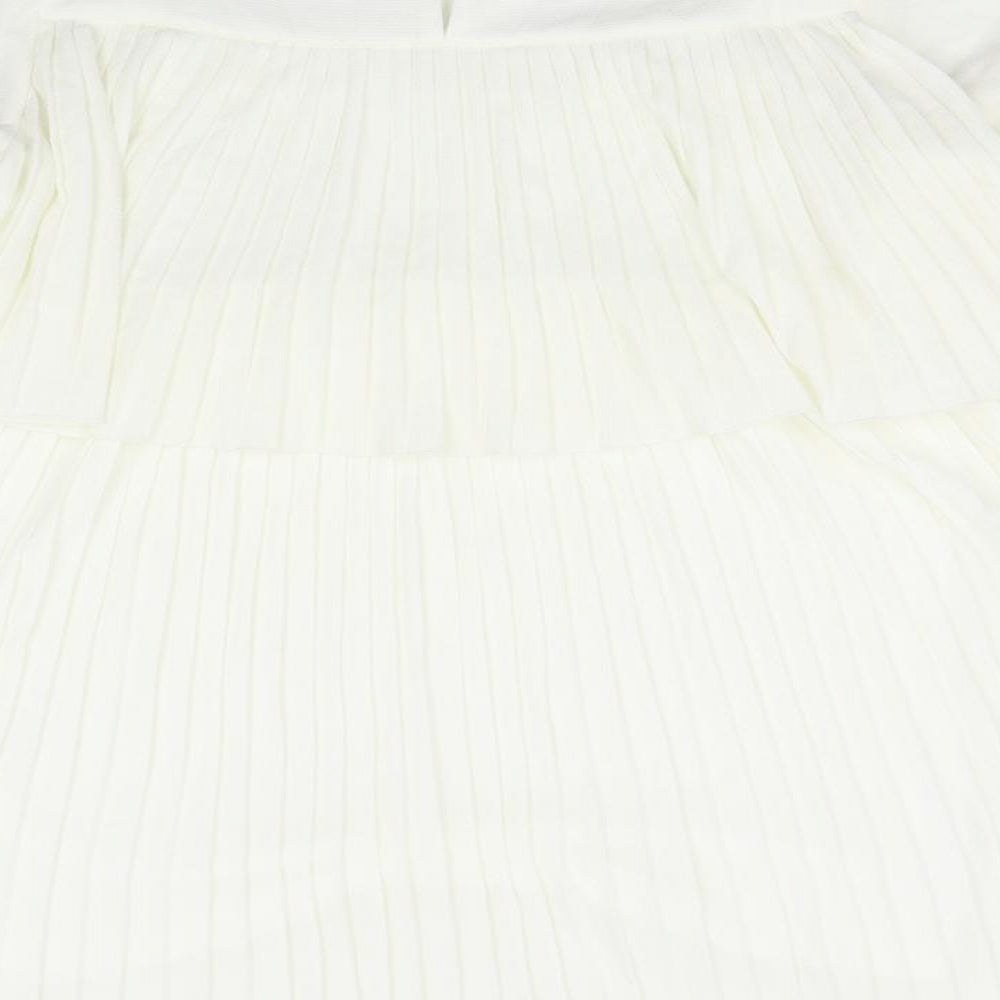 Missguided Womens Ivory   Slip Dress  Size 8