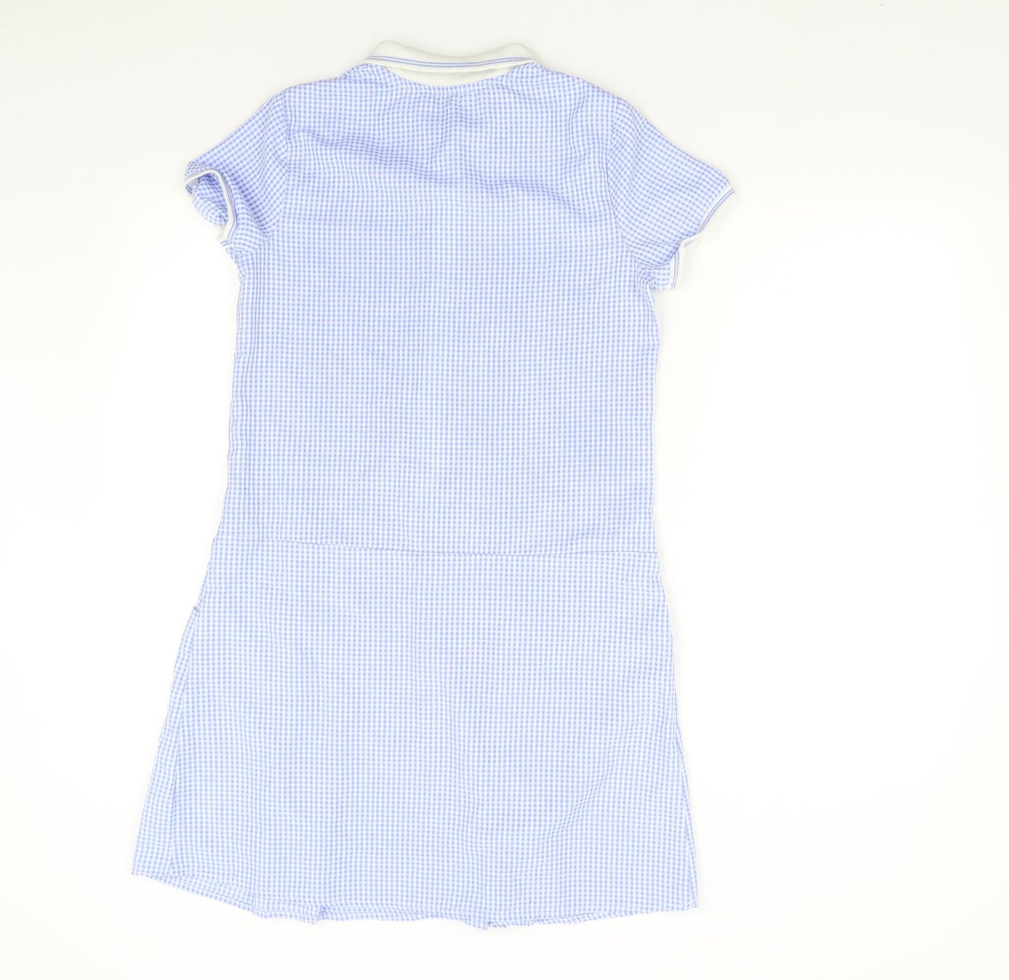 George Girls Blue Check  Shift  Size 13-14 Years  - School