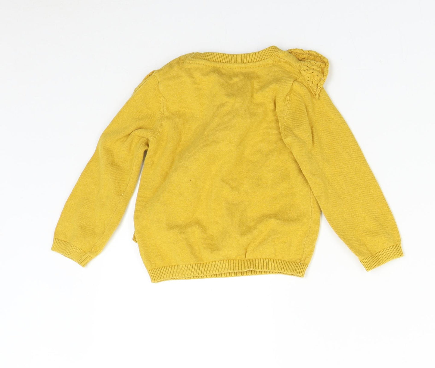 F&F Baby Yellow  Knit Pullover Jumper Size 18-24 Months