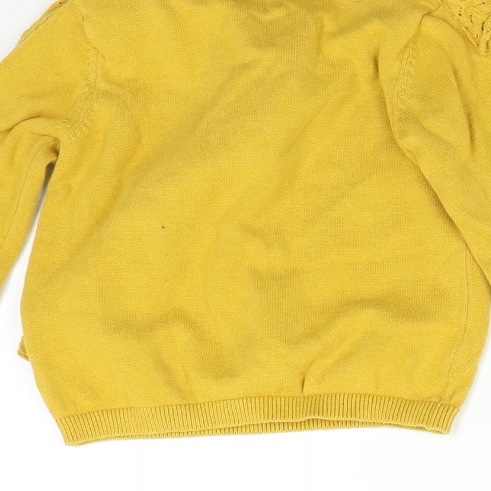 F&F Baby Yellow  Knit Pullover Jumper Size 18-24 Months
