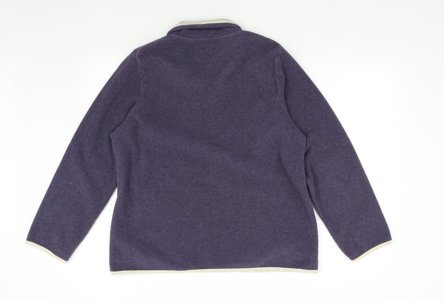 DASH Womens Blue  Fleece Pullover Jumper Size 20