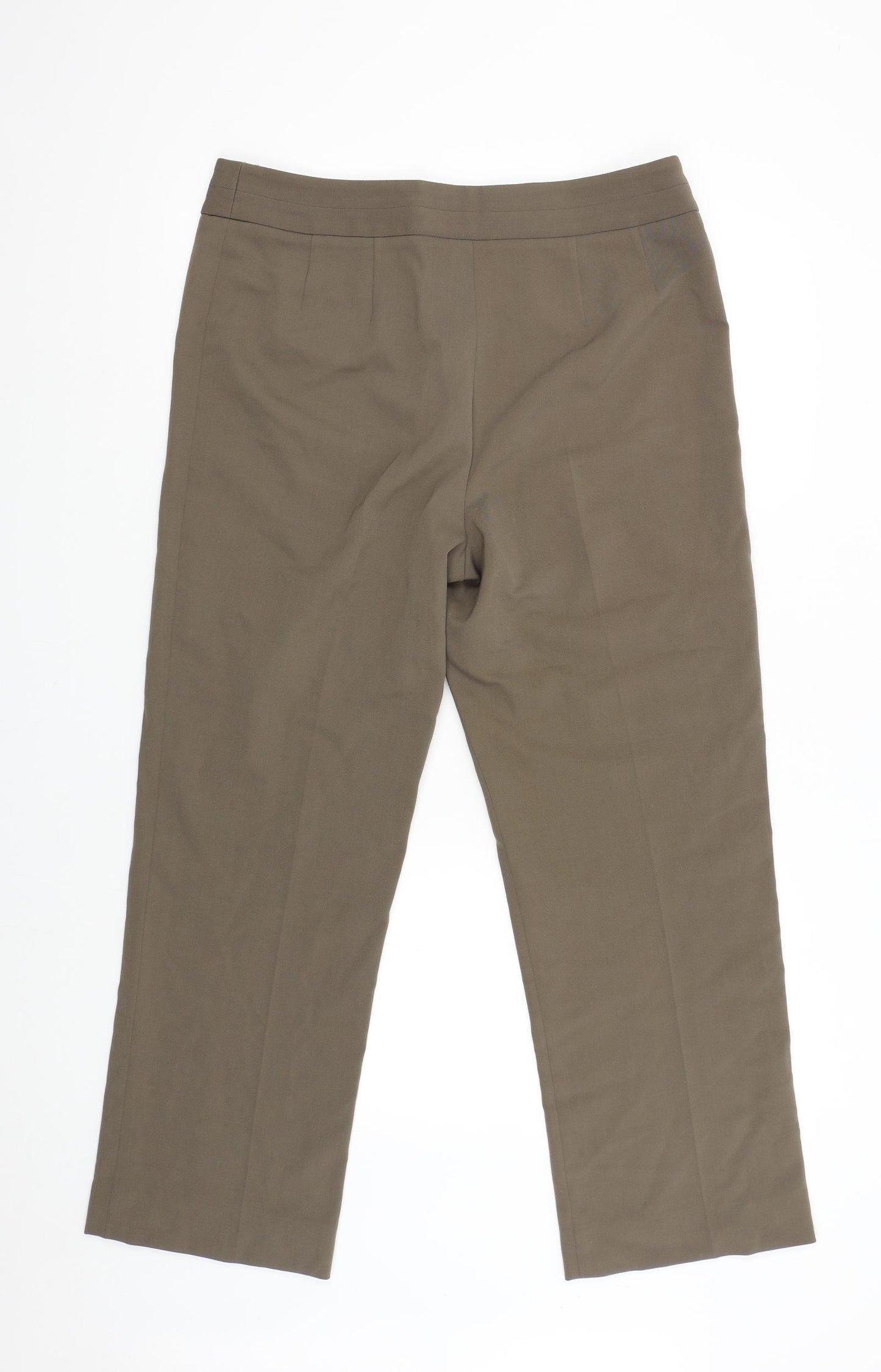 CC Womens Brown   Trousers  Size 14 L27 in