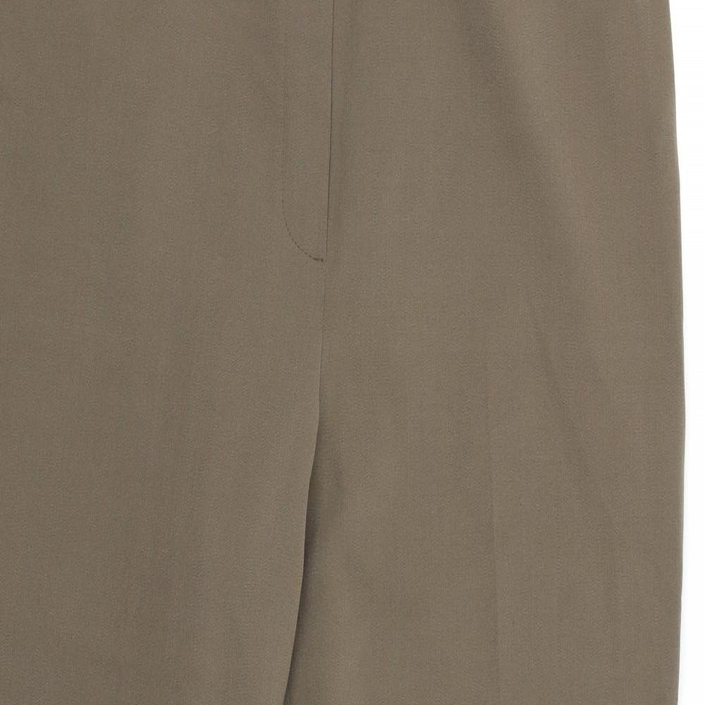 CC Womens Brown   Trousers  Size 14 L27 in