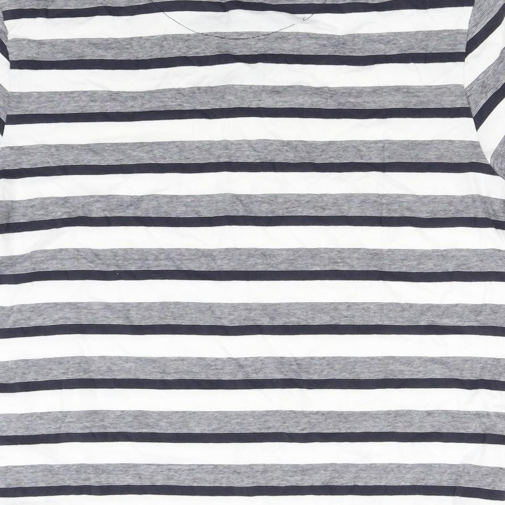 TU Mens Multicoloured Striped   Polo Size M