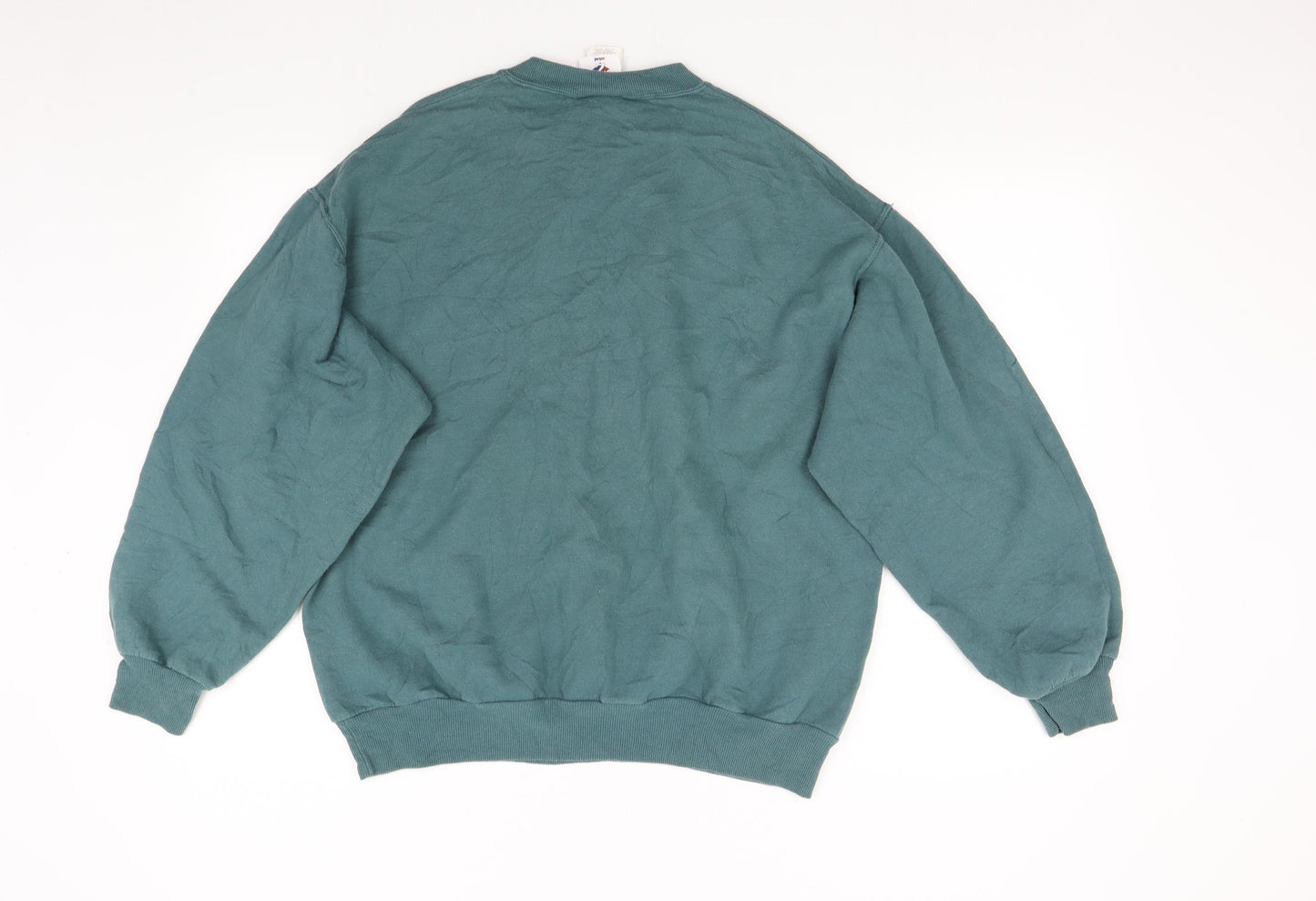 JERZEES Mens Green   Pullover Sweatshirt Size L  - Michigan