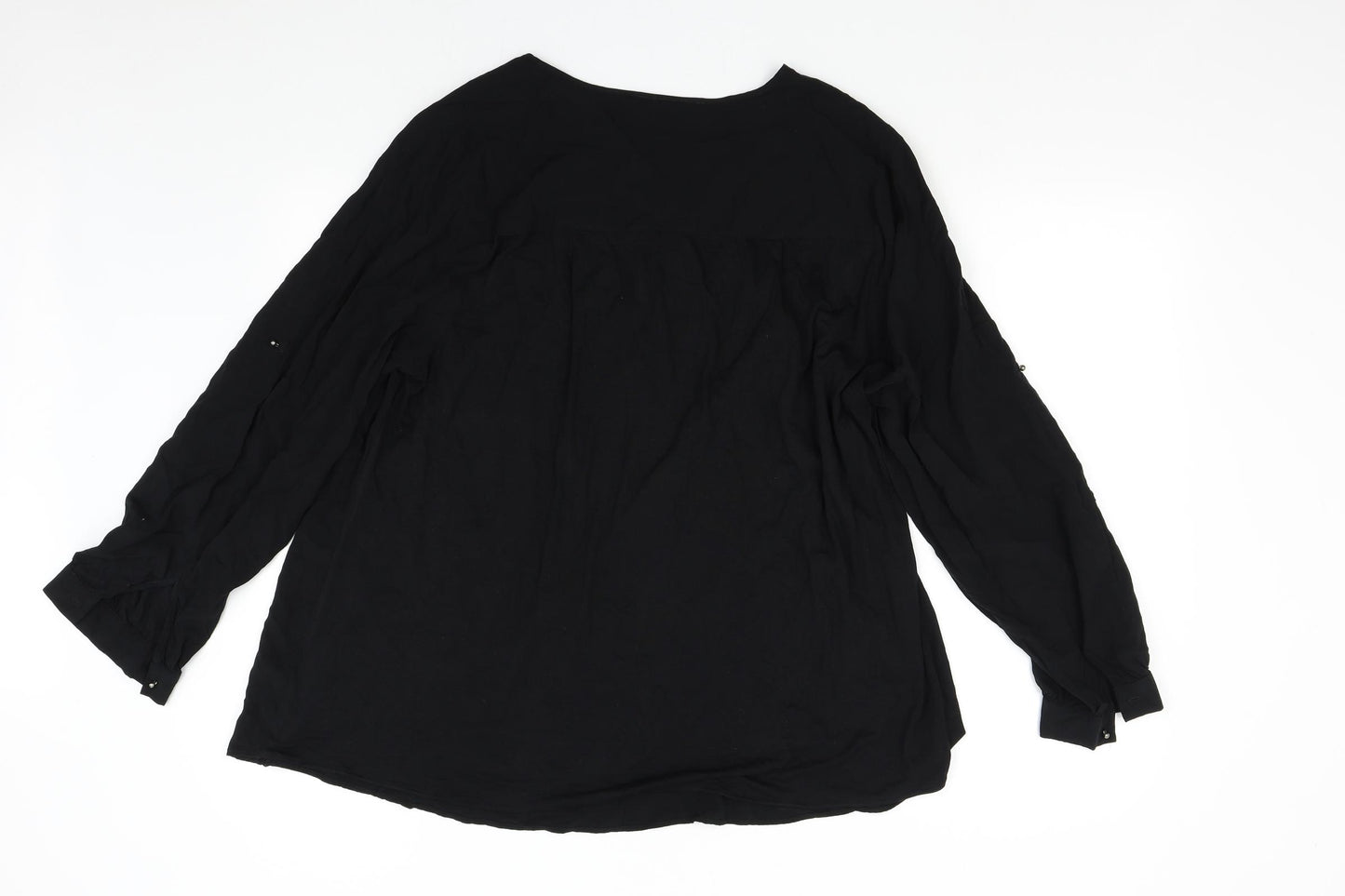 Daniel Rainn Womens Black   Basic Blouse Size XL