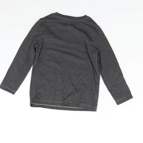 H&M Boys Grey   Basic T-Shirt Size 3-4 Years
