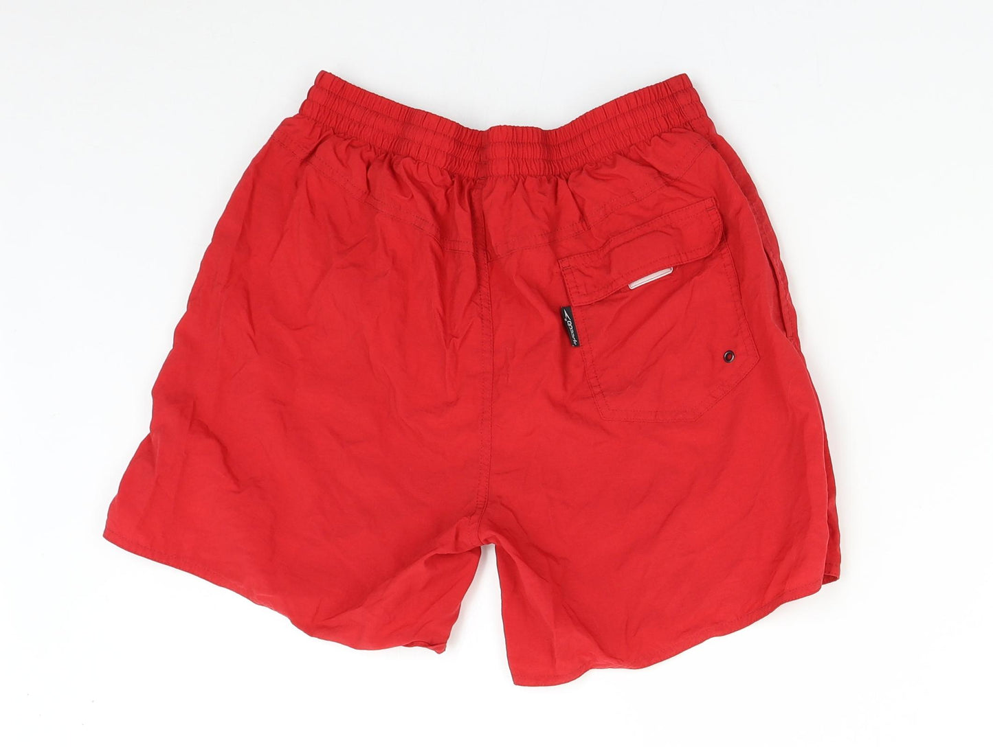 Speedo Mens Red   Sweat Shorts Size M - Swim