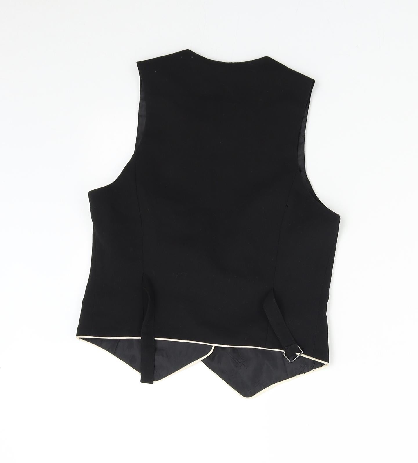 Primark Womens Black    Suit Waistcoat Size 8