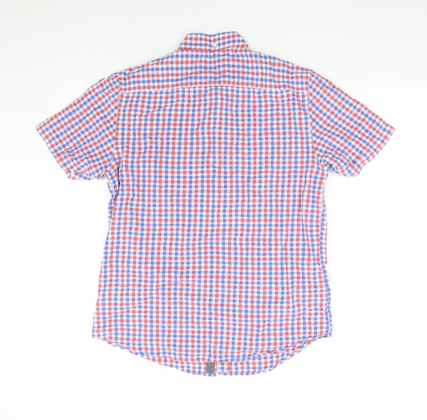 BHS Mens Multicoloured Check   Button-Up Size M