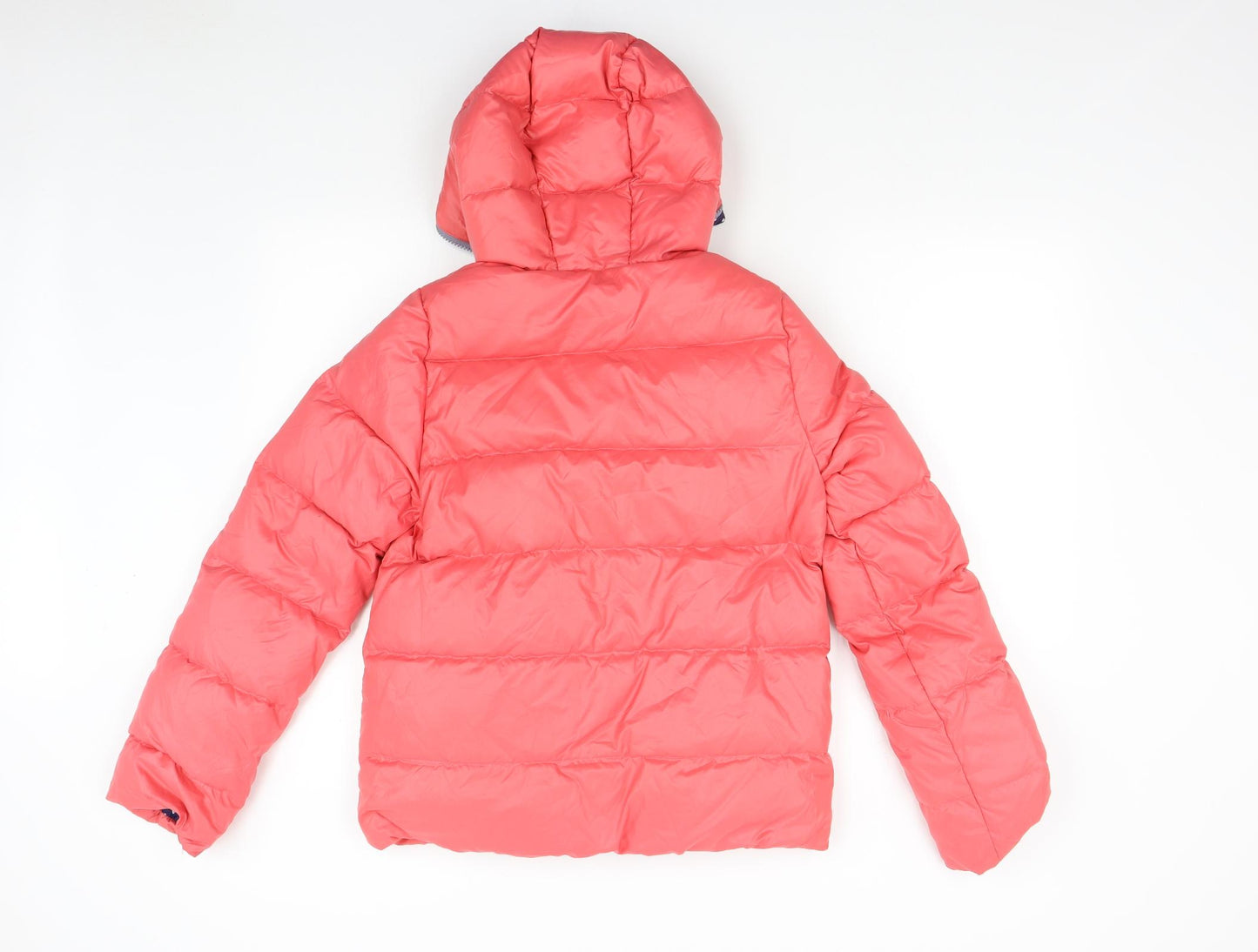 Collect Point Womens Pink   Puffer Jacket Jacket Size M  - Blue with Polka Dot on Reverse