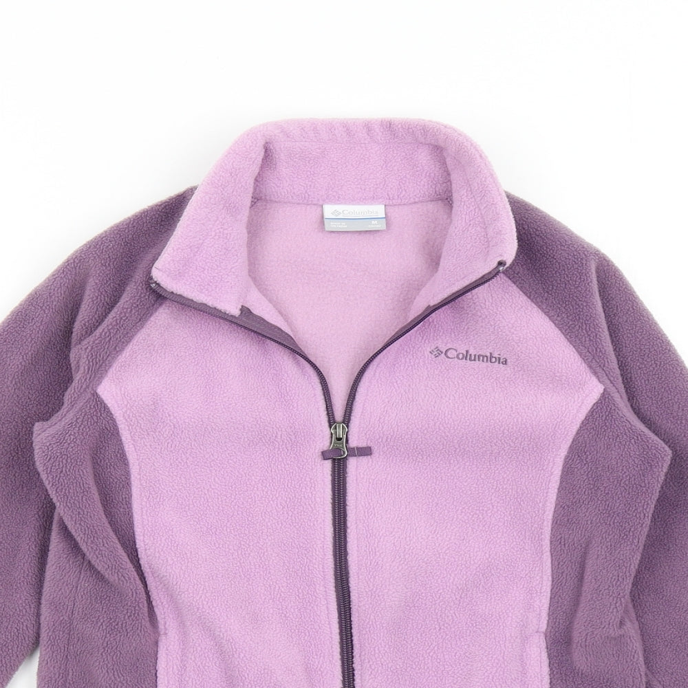 Columbia Womens Purple  Fleece Jacket  Size M
