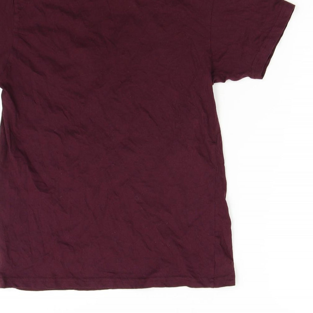 Primark Womens Red   Basic T-Shirt Size S  - Brooklyn New York