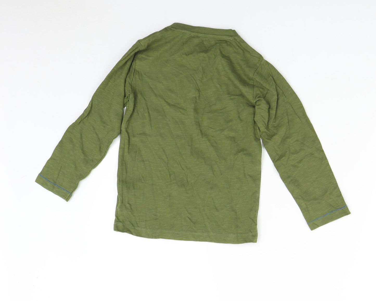 NEXT Boys Green   Basic T-Shirt Size 4-5 Years  - Safari Animals