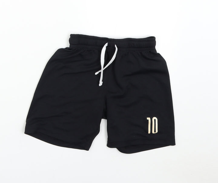 H&M Boys Black   Sweat Shorts Size 6 Years