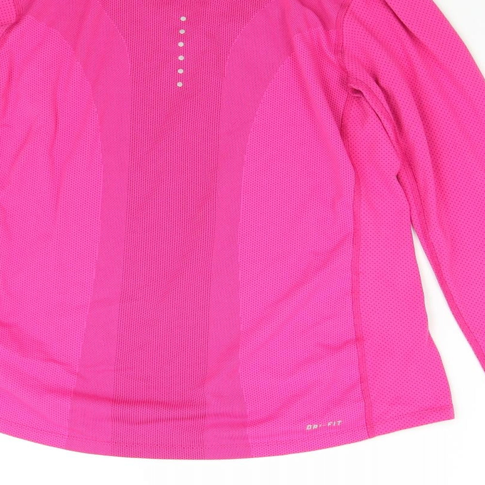 Nike Womens Pink   Basic T-Shirt Size S