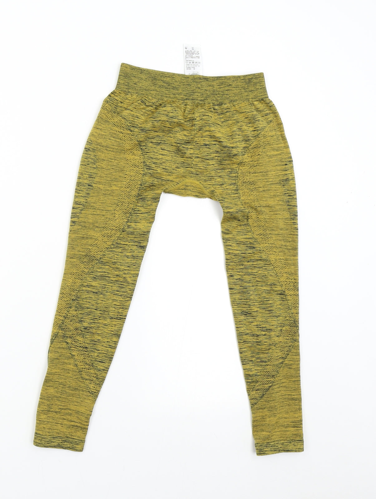 DECATHLON Womens Yellow   Compression Leggings Size S