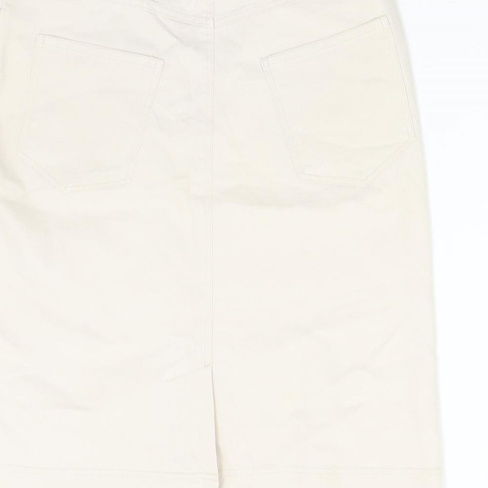 BHS Womens Beige   Straight & Pencil Skirt Size 12