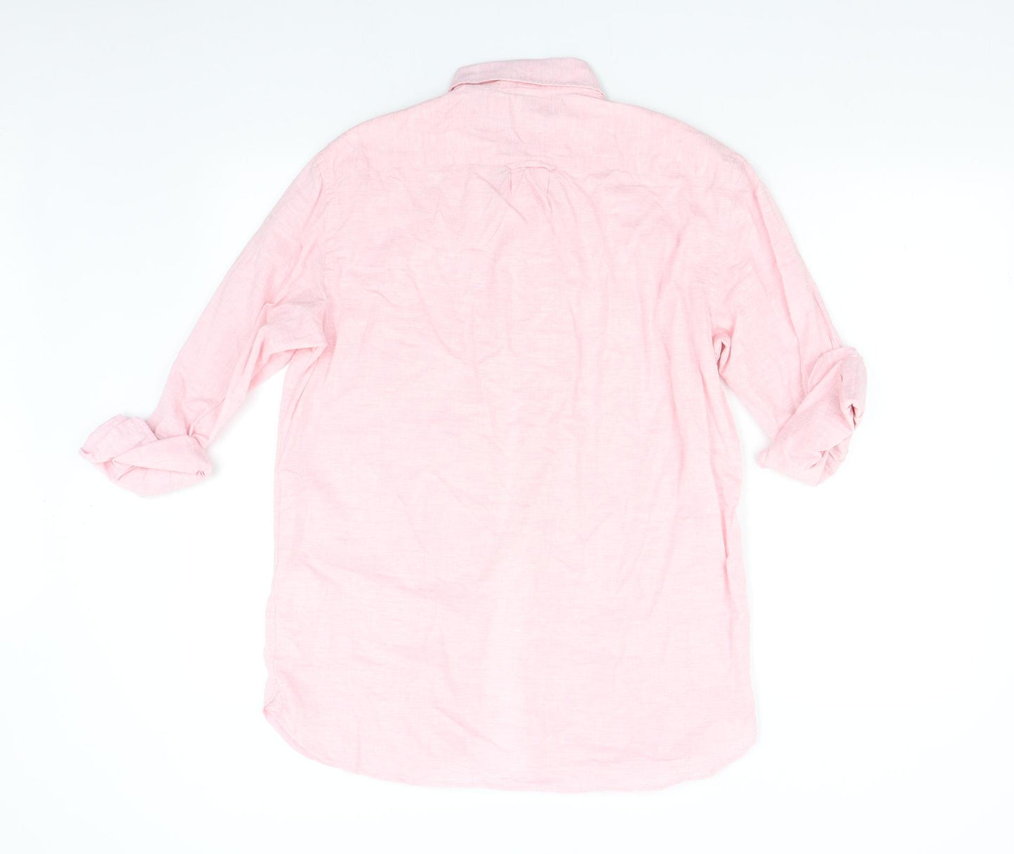 H&M Mens Pink    Button-Up Size S