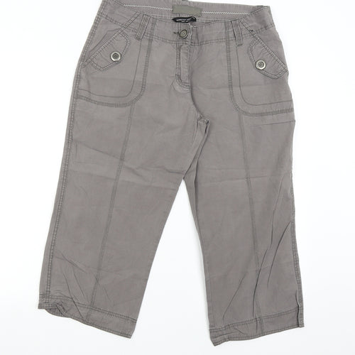 Dorothy Perkins Womens Grey   Bermuda Shorts Size 12